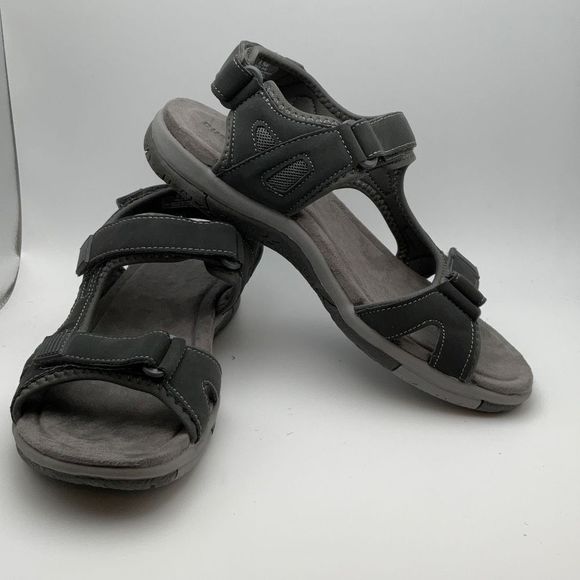 CUSHIONAIRE Women's comfort footbed outdoor sandal with adjustable straps SIZE 6 - Picture 8 of 8